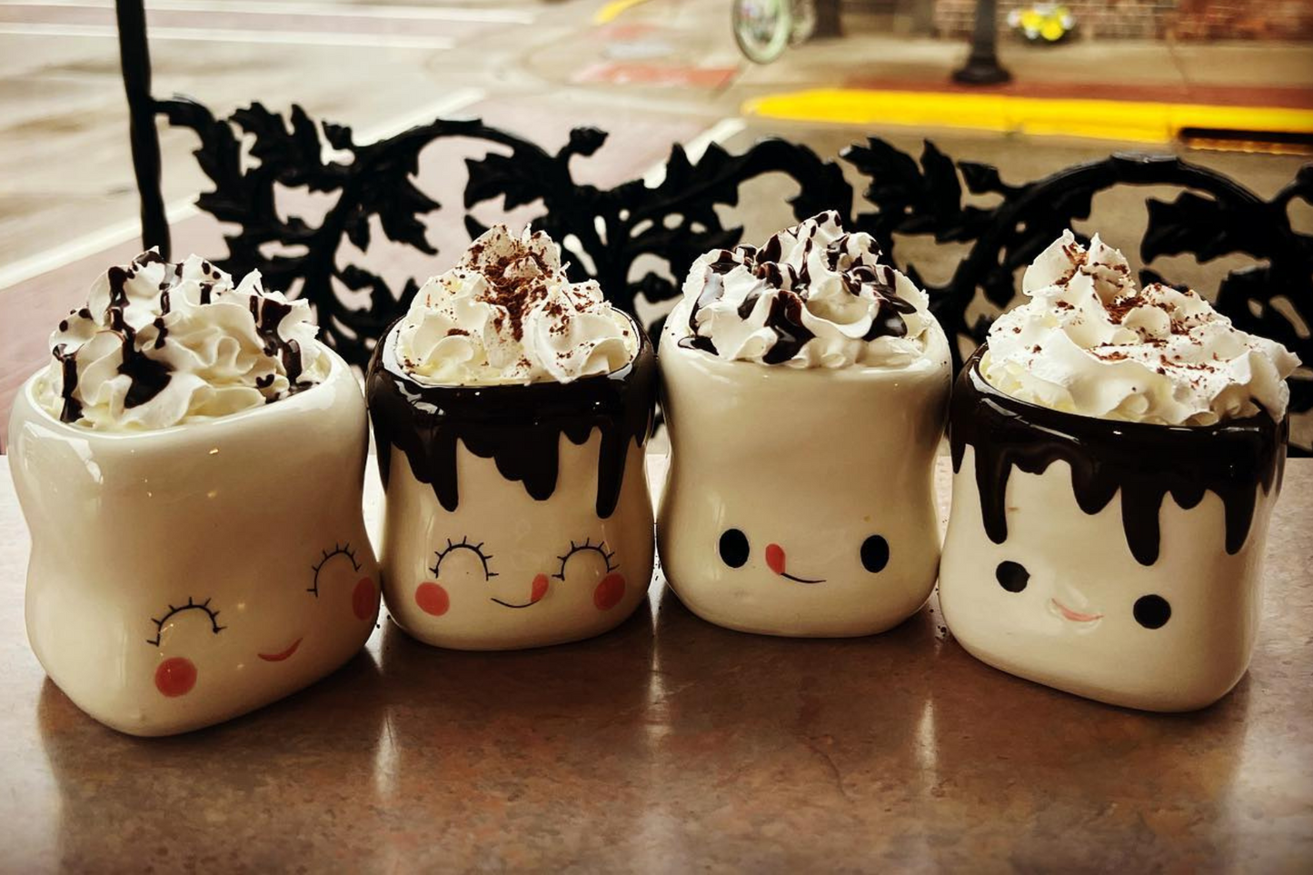 Cute Marshmallow Mug Set